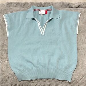 Wilson Light Blue Polo with White Accents